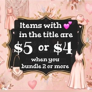 💕Bundle and save💕